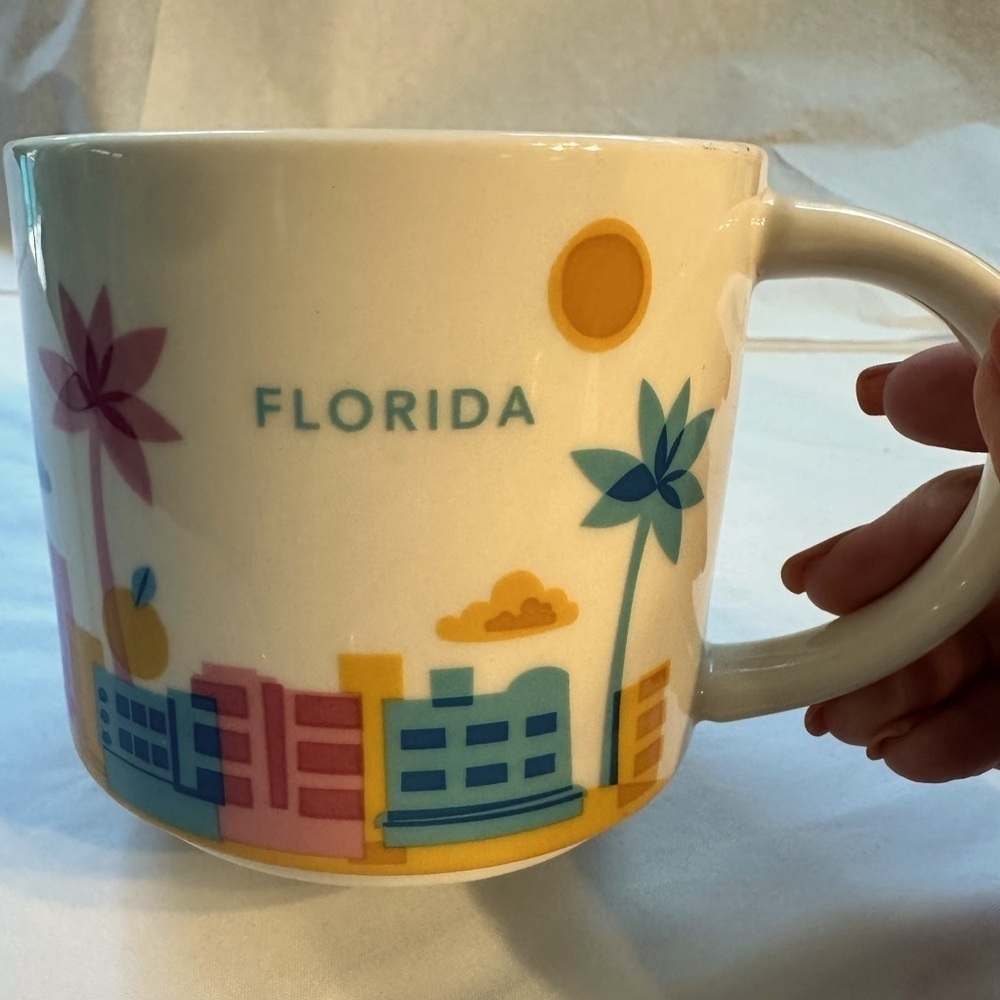⭐️Starbucks⭐️You Are Here 2015 Florida 14 OZ Coffe Mug - like new